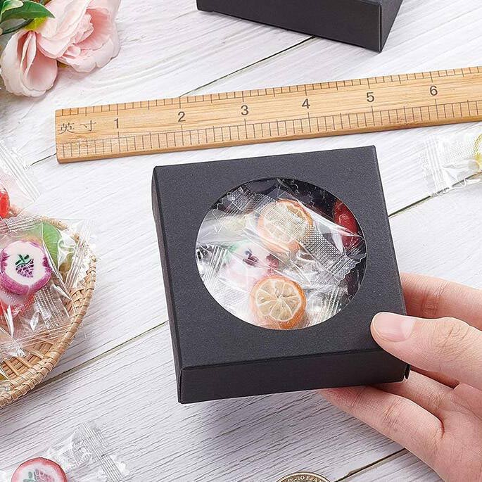 جعبه صابون قهوه ای کرافت کوچک